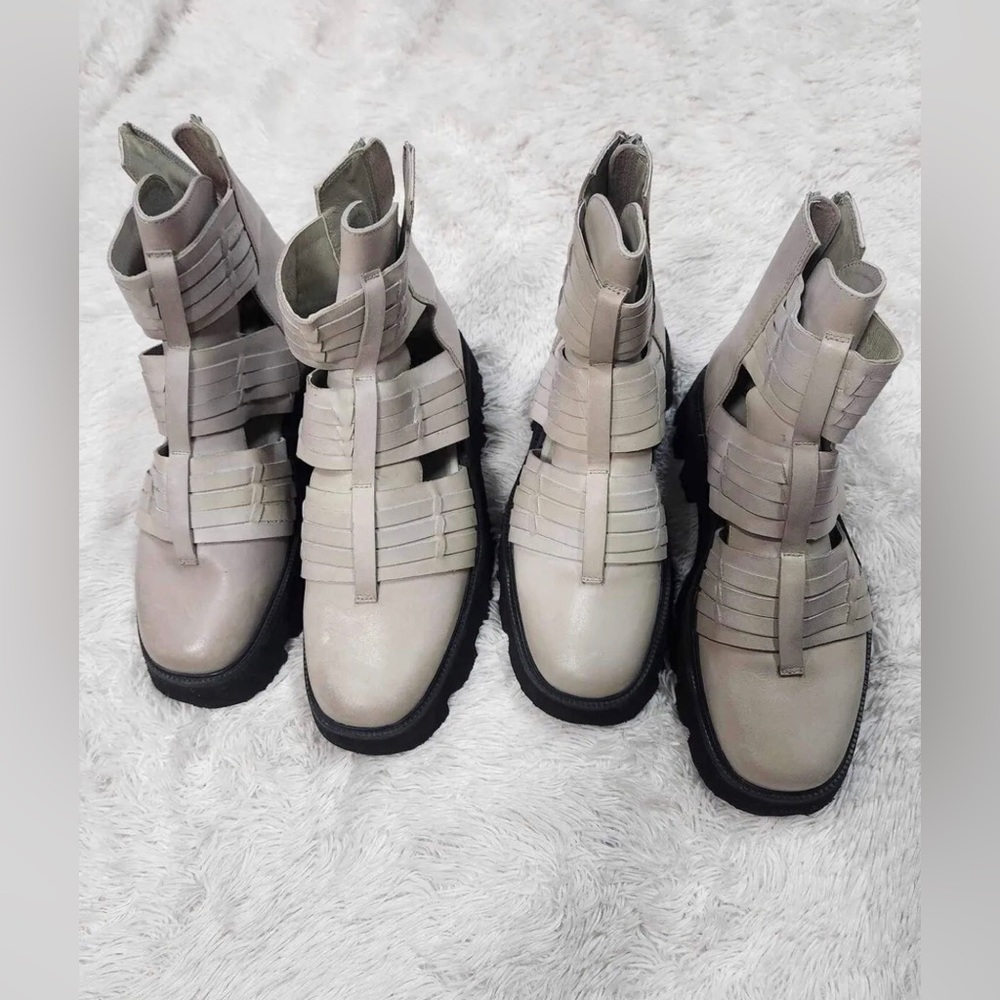 Free People Hydra Huarache Lug Boots . Sh5 $198 - Picture 4 of 10